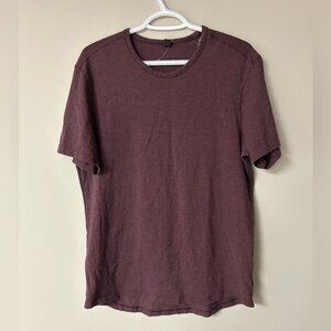 Lululemon 5 Year Basic Burgundy T Shirt